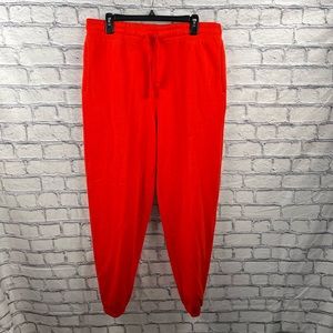 Old Navy L  Gender- Neutral Sweatpants for Adult Red 88%Cotton A